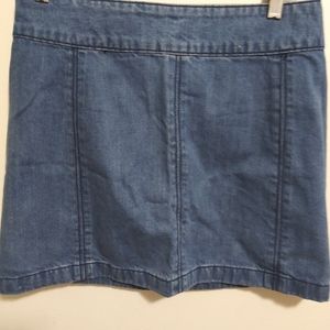 Free people denim skirt